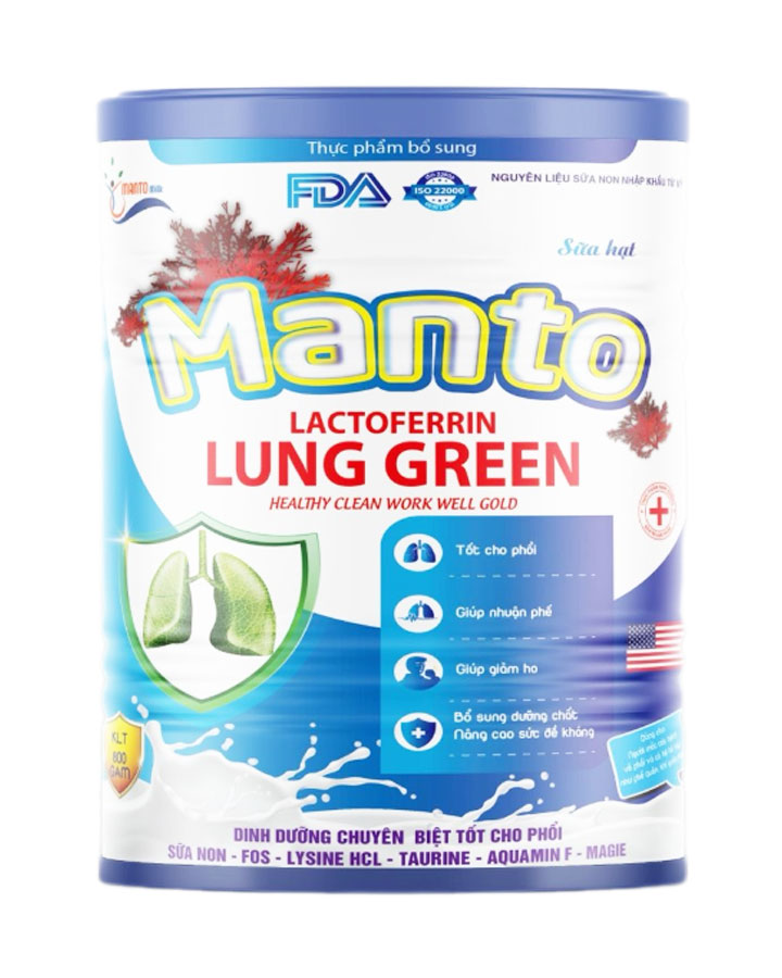 Manto Lactoferrin Lung Green